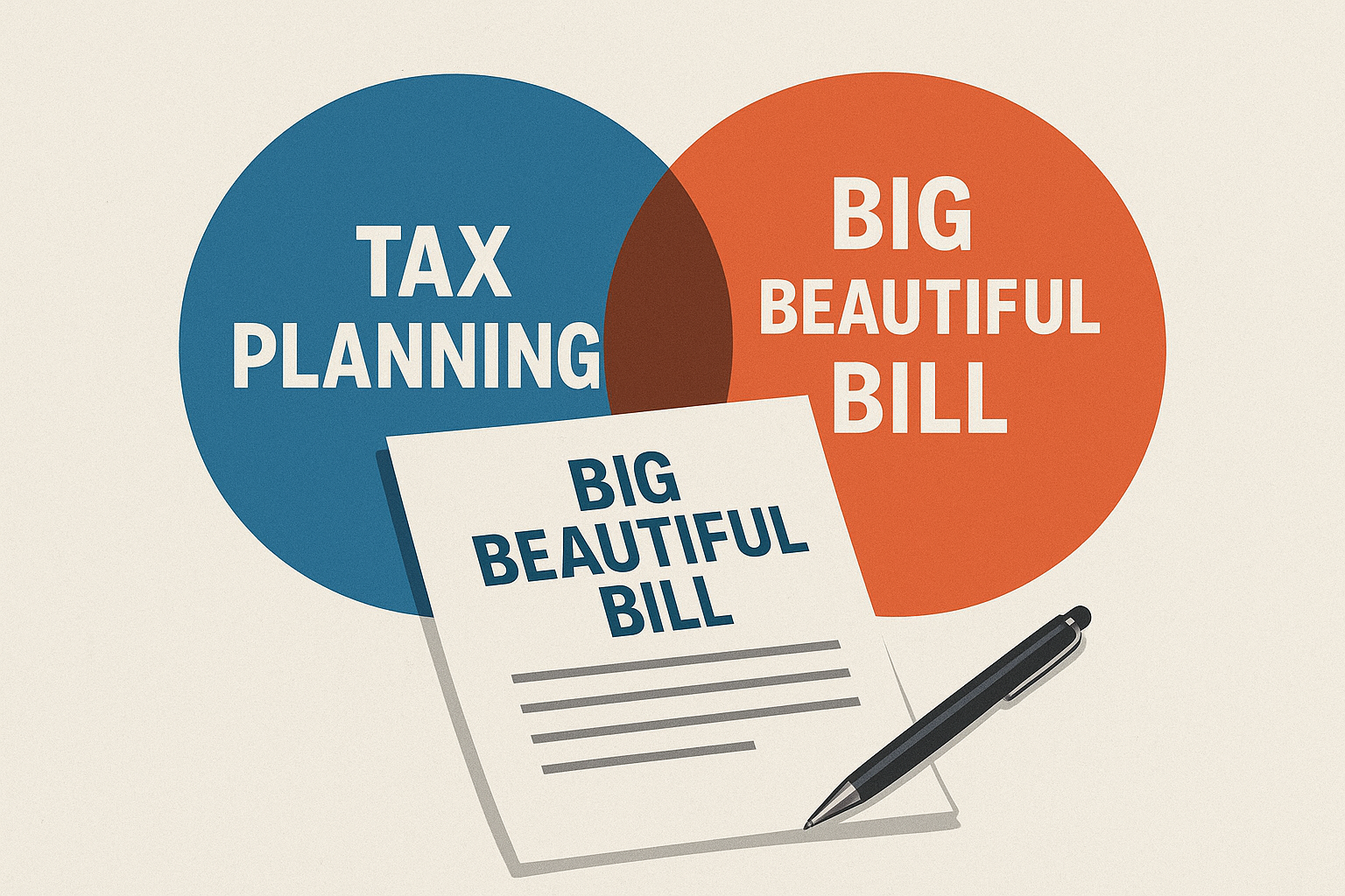 Image of intersection between tax planning and the Big Beautiful Bill